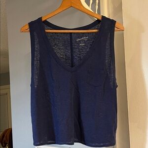 Universal Thread Womens Deep Blue Tank Top Size L